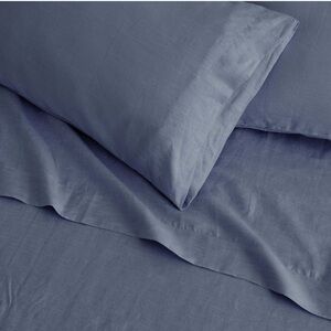 NWT 100% European Flax Linen Standard Pillowcase Set of 2